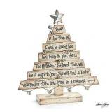 Burton & Burton Decor Wood Christmas Tree