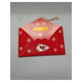 Kansas City Chiefs Holiday Envelope Sign