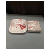 Winter Snowman Paper Plates and Napkins Set