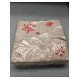 Winter Snowman Paper Plates and Napkins Set