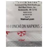 Winter Snowman Paper Plates and Napkins Set