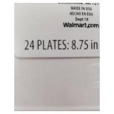 Winter Snowman Paper Plates and Napkins Set