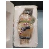Snowman Night Light with Candy Cane