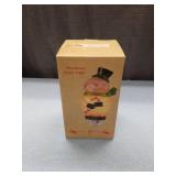 Snowman Night Light with Candy Cane