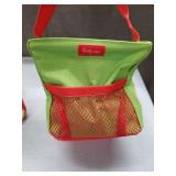 Thirty One Christmas Mini Storage Bin Hello Holiday Multicolor Snow Tree Jolly And Snowman