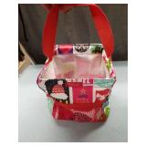 Thirty One Christmas Mini Storage Bin Hello Holiday Multicolor Snow Tree Jolly And Snowman