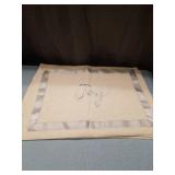 (6) Joy Embroidered Placemat