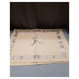 (6) Joy Embroidered Placemat