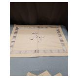 (6) Joy Embroidered Placemat