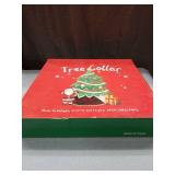 Christmas Tree Collar  Sequin Tree Skirt Christmas Velvet Xmas Tree Stand Collar Sparkle Metallic Tree Ring Box Skirt Christmas Tree Trunk Base Cover for Home Holiday Ornaments