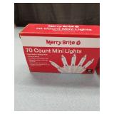Merry Brite 70 Count Mini Christmas Lights - 2 Boxes