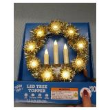 Holiday Style LED Christmas Tree Topper