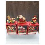 Windsor Collection Christmas Stocking Hangers Set of 3