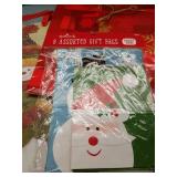LOT OF RANDOM CHRISTMAS GIFT BAGS