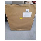 Winter Snowman with Cardinals Framed Art Print