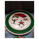 Holiday Dinnerware Set with Ice Skater Design