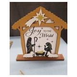 Christmas Decoration Set - Nativity Scene and Signs