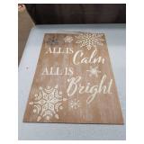 Christmas Decoration Set - Nativity Scene and Signs