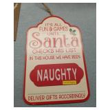 Christmas Decoration Set - Nativity Scene and Signs