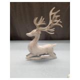 Santa and Reindeer Christmas Decorative Figurine Set