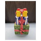 Christmas Cookie Cutters and Gift Box Cookie Jar