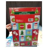 LOT OF CHRISTMAS BOXES AND ONE LARGE BAG