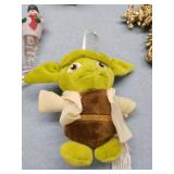 Christmas Tree Display with Holiday Ornaments Set