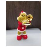 Animated Dr Seuss The Grinch Plush Trombone Playing You