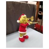 Animated Dr Seuss The Grinch Plush Trombone Playing You