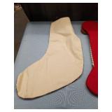 Pet Christmas Stockings with Paw Print Design