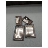 (2) Disney UnisexThe Nightmare before Christmas Star-Crossed Lovers Retractable Badge Clip Holder