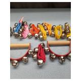Musical Sleigh Bells with Wooden Handle