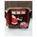 Elvis Musical Piano Santa Figure