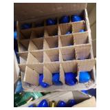 LOT OF RANDOM CHRISTMAS LIGHT BULBS
