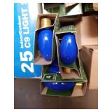 LOT OF RANDOM CHRISTMAS LIGHT BULBS