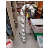 LOT OF 6 TINSEL CANDY CANES 42 INCHES