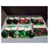 Reversible Sequin Christmas Stockings Set