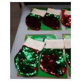 Reversible Sequin Christmas Stockings Set