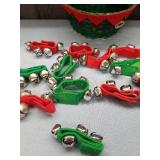 Christmas Bell Wrist Bands with Decorative Basket