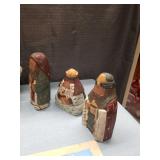 Nativity Scene Set with Wooden Figures and Puzzle