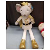 Holiday Mouse and Santa Plush Set