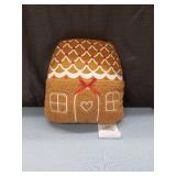 Decorative Gingerbread House Throw Pillow
