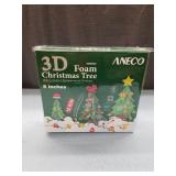 Aneco 3D Foam Christmas Tree DIY Kit - 8 Inches