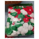 Christmas Craft Supply Bundle with Basket