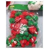 Christmas Craft Supply Bundle with Basket