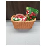 Christmas Craft Supply Bundle with Basket