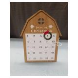 Wooden House Christmas Countdown Calendar