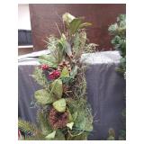 Holiday Pine Wreath with Red Berries