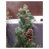 Holiday Pine Wreath with Red Berries