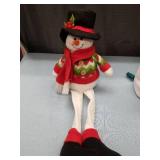 Plush Snowman Decorations Set